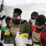 soaping in Haiti