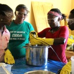 HAPI in Haiti making soap