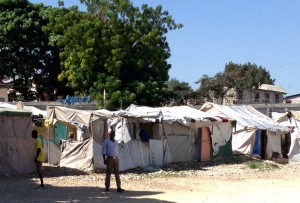 port au prince tent camp